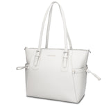 Borsa Shopper in Pelle Vegana Bianco Pierre Cardin