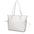 Borsa Shopper in Pelle Vegana Bianco Pierre Cardin