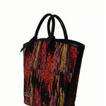 Borsa a Mano in Pelle Vegana Giallo