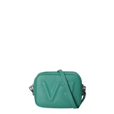 Borsa a Tracolla in Dollaro Leather Turchese