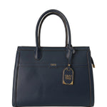 Borsa a mano in Pelle Vegana Blue GianMarco Venturi