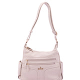 Borsa a Spalla in Pelle Vegana Beige
