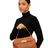 Borsa a spalla 22199 | Cognac - Secretrend