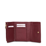 Portafoglio in Vera Pelle Bordeaux