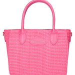 Borsa a Mano in Pelle Vegana Fuxia Pierre Cardin