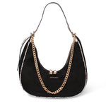 Borsa a Spalla in Pelle Vegana Nero Pierre Cardin