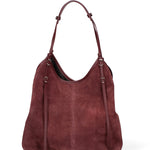 Borsa a Spalla in Vera Pelle Bordeaux Chiara Ferretti