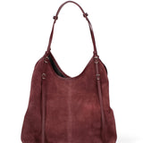 Borsa a Spalla in Vera Pelle Bordeaux Chiara Ferretti