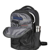 Mochila unisex Astria Prime en poliéster negro.