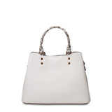 Borsa a Mano in Pelle Vegana Bianco