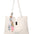 Borsa a Mano in Pelle Vegana Bianco Pierre Cardin