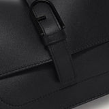 Borsa a Mano in Pelle Ruga Nero