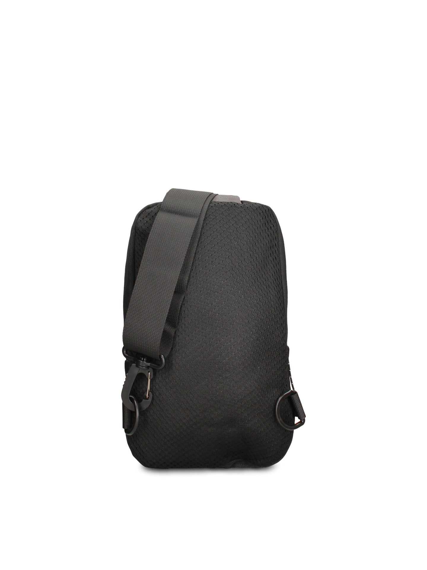 Marsupio in 100% Pu Vegan Leather Grigio Scuro