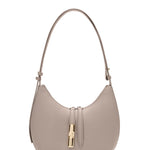 Borsa a Spalla in Pelle Taupe Furla