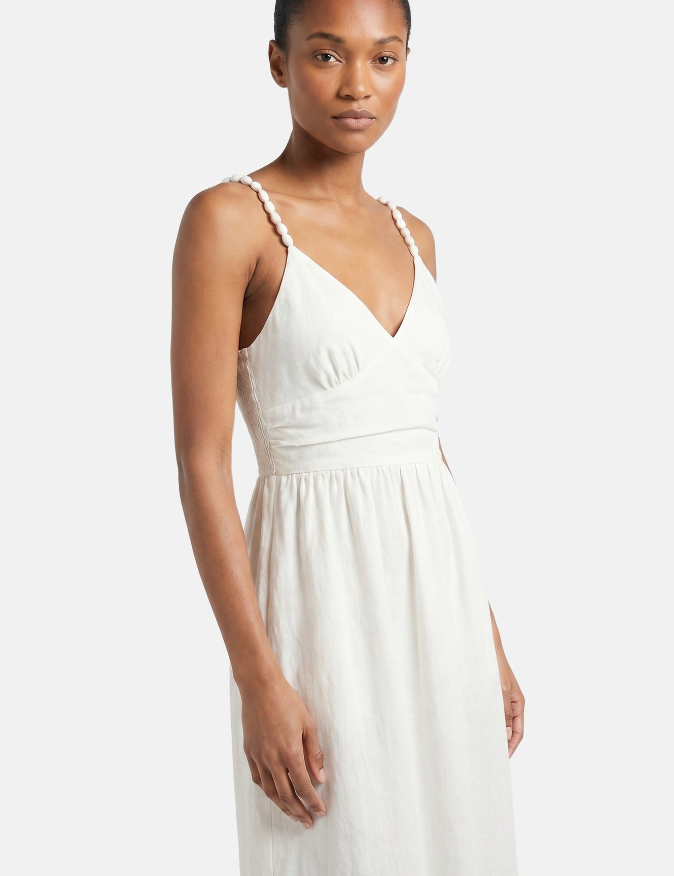 Vestito in Viscosa Bianco