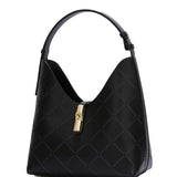 Borsa a Spalla in Pelle Ruga Nero