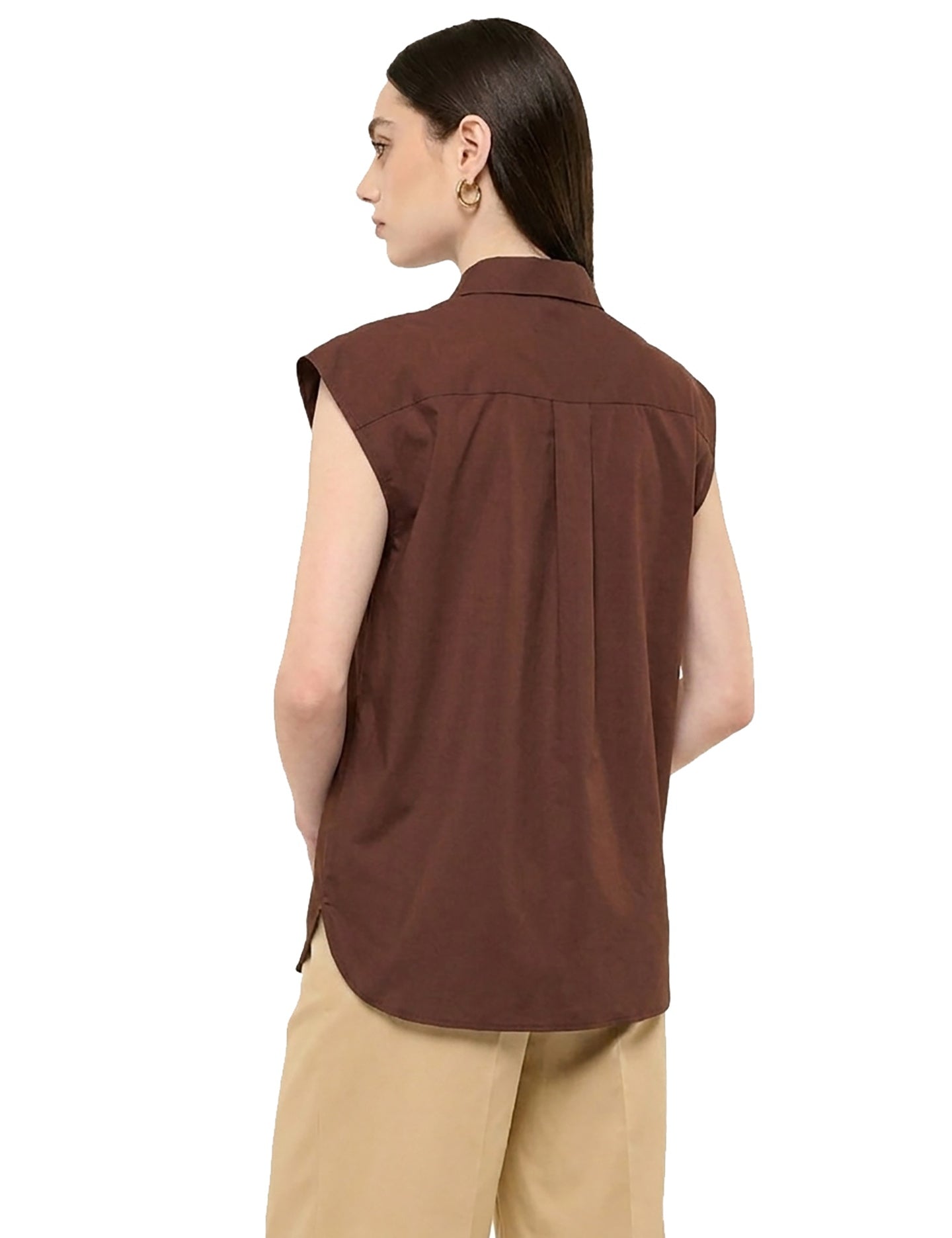 Camicia Donna in Cotone T.moro