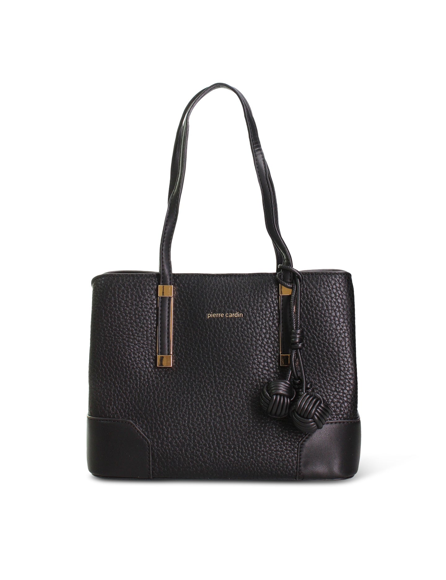 Borsa a Spalla in Pelle Vegana Nero Pierre Cardin