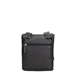 Borsa a Tracolla in Vera Pelle Nero