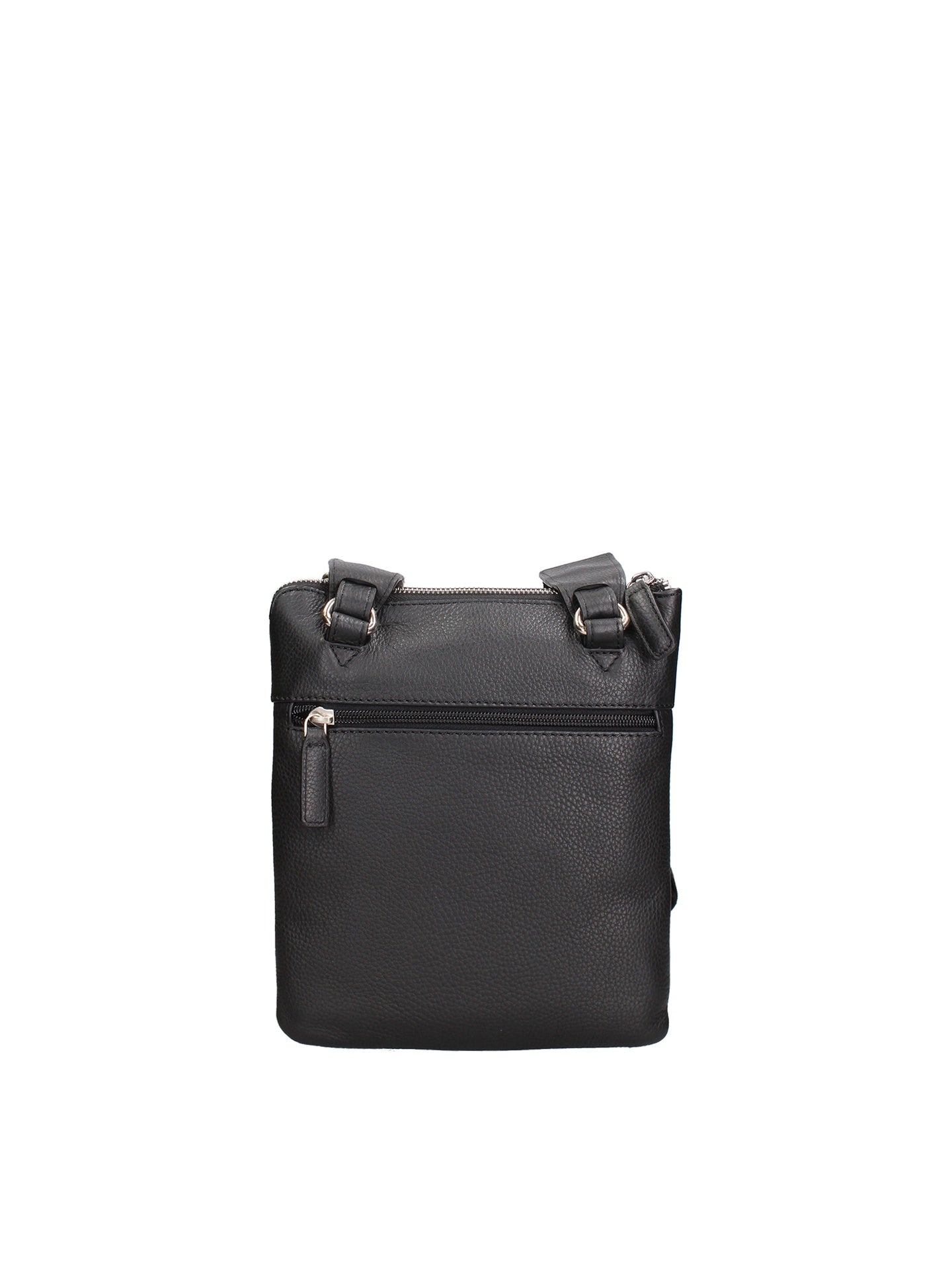 Borsa a Tracolla in Vera Pelle Nero