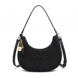 Borsa a Tracolla in Poliestere Nero