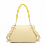 Borsa a Mano in Polyurethane Giallo