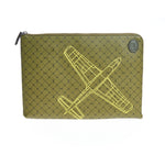Clutches in Pelle Vegana Verde