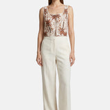 Vestito in Viscosa Taupe