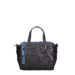 Borsa a mano CUSTO - Nero e Blu