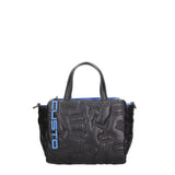 Borsa a mano CUSTO - Nero e Blu