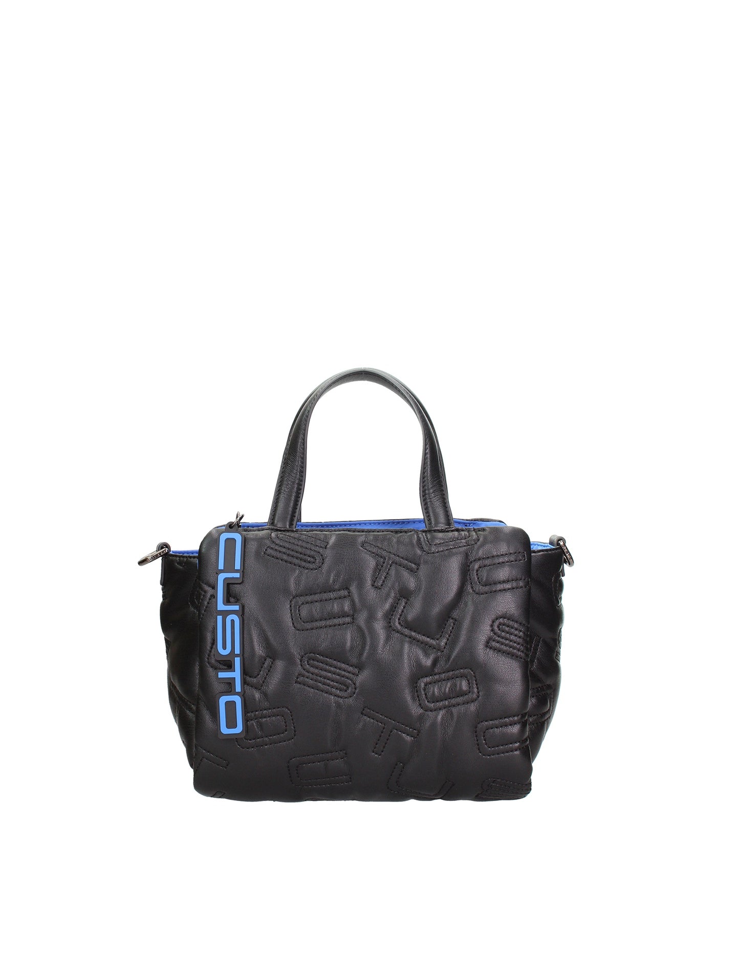 Borsa a mano CUSTO - Nero e Blu