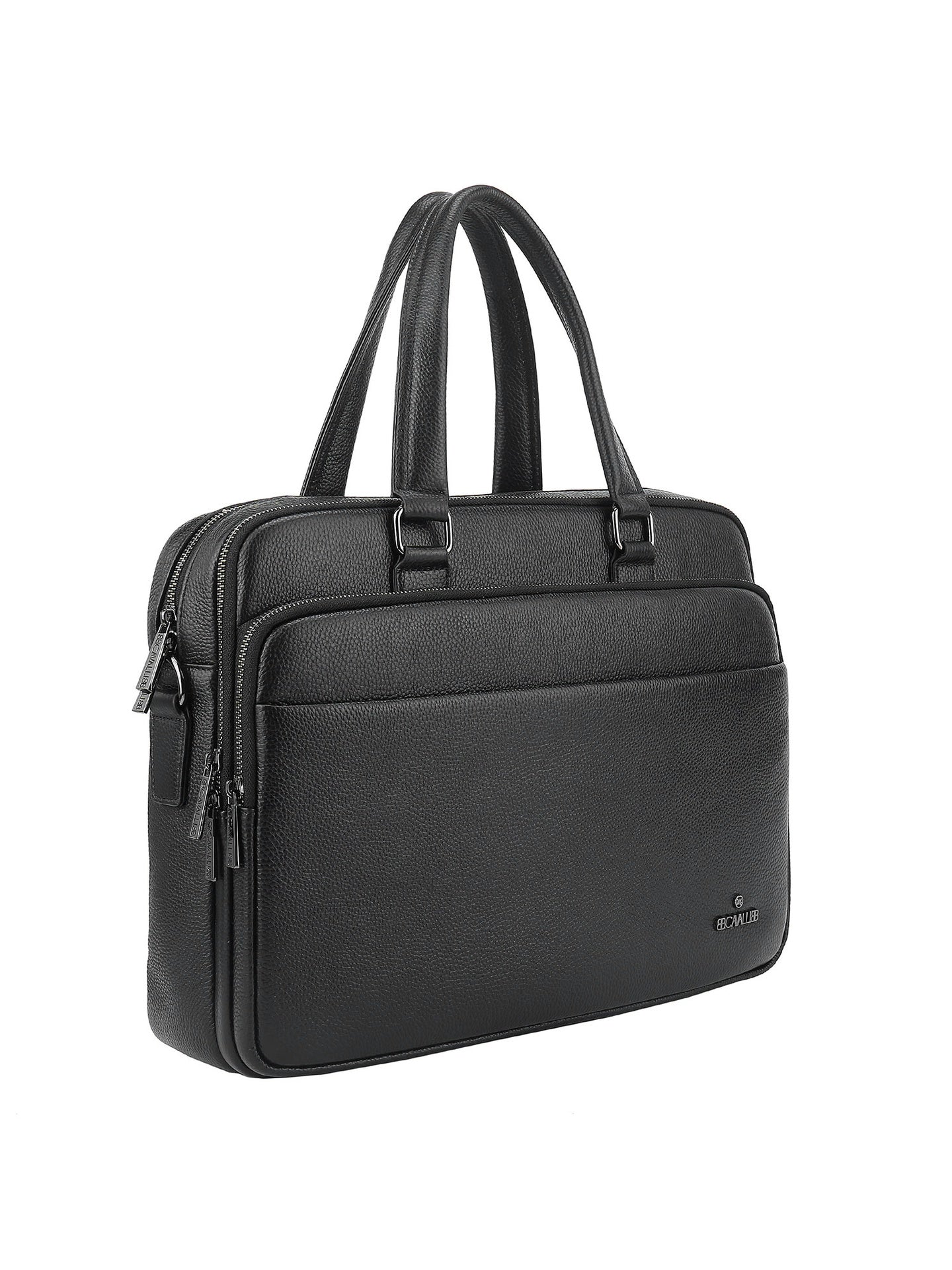 Borsa a Mano in Vera Pelle Nero