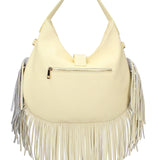 Borsa a Mano in Dollaro Leather Giallo