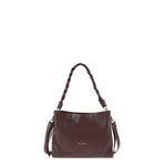 Borsa a Spalla in Vera Pelle Cioccolato Pierre Cardin