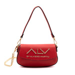 Borsa A Tracolla da donna ALV - Rosso