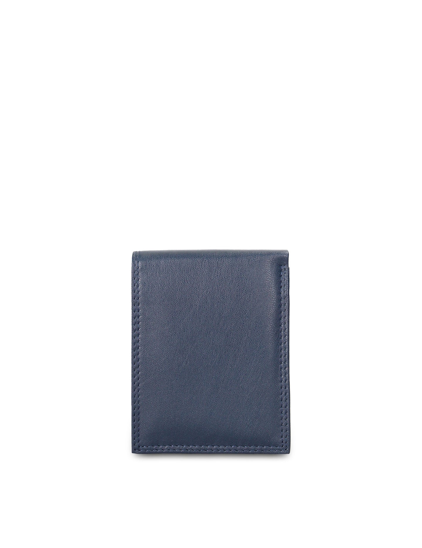 Portafoglio in Vera Pelle Blu