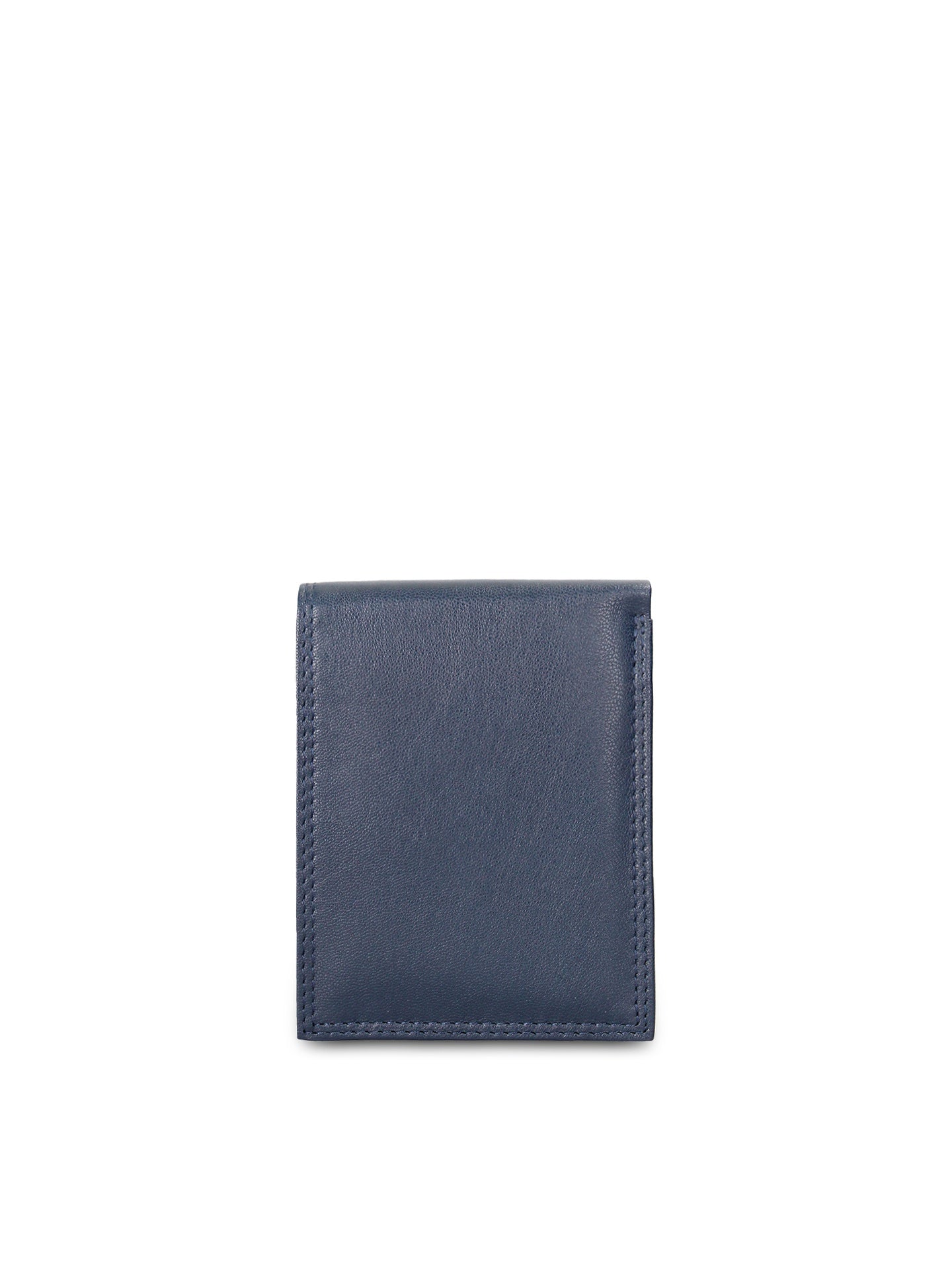 Portafoglio in Vera Pelle Blu