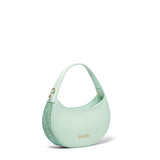 Borsa a Spalla in Vera Pelle Celeste