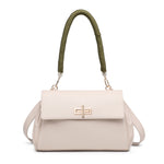 Borsa a Mano in Polyurethane Beige