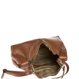Borsa a Spalla in Vera Pelle Cuoio