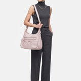 Borsa a Spalla in Pelle Vegana Beige