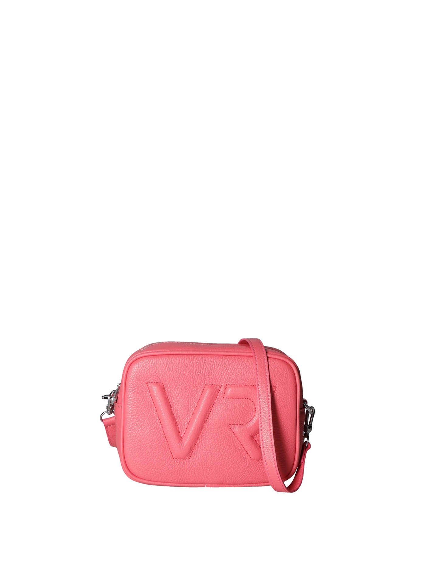 Borsa a Tracolla in Dollaro Leather Fucsia