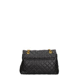 Blaue Schultertasche