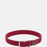 Cintura in Tessuto Rosso