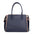 Borsa a Mano in Pelle Vegana Blu e Taupe Pierre Cardin