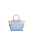 Borsa a Mano in Pelle Vegana Blu Pierre Cardin