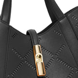 Borsa a Mano in Pelle Nero