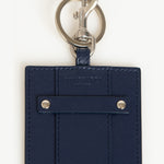 Portachiavi in Pelle Vegana Blu