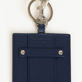 Portachiavi in Pelle Vegana Blu