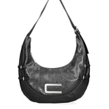 Borsa a spalla CUSTO - Nero